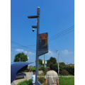 Smart street light pole with CCTV WIFI chargitng station all in one intelligent lamp post